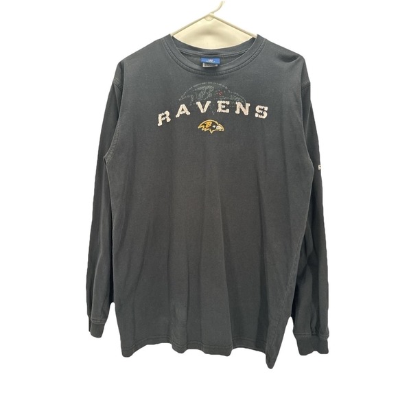 Reebok Other - Reebok Baltimore Ravens NFL Onfield Long Sleeve Shirt Black Mens XL